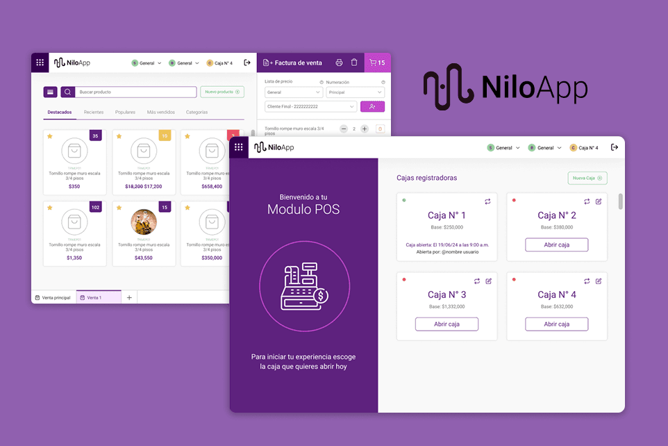 Nilo POS — Sistema POS conectado a Nilo ERP